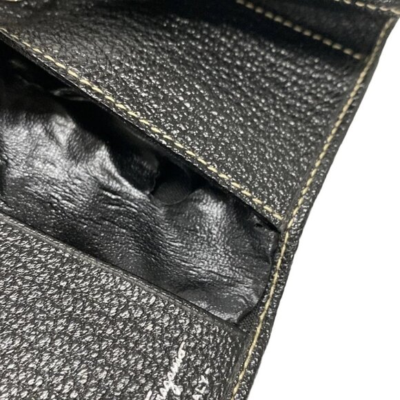 Salvatore Ferragamo - Black Leather Key Case 125-050525 - Picture 7 of 8